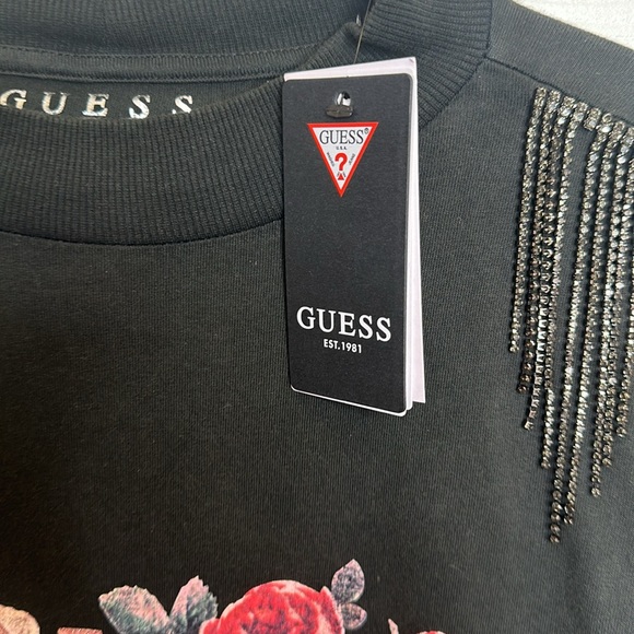 Guess Iconic rhinestone embellished tee. Size Small - Picture 7 of 9